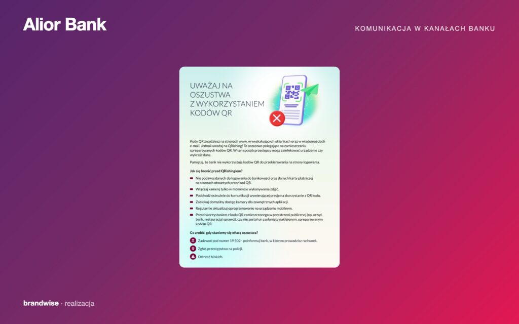 Alior Bank — realizacja Brandwise