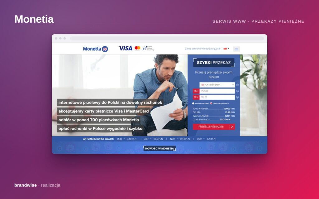Monetia — realizacja Brandwise