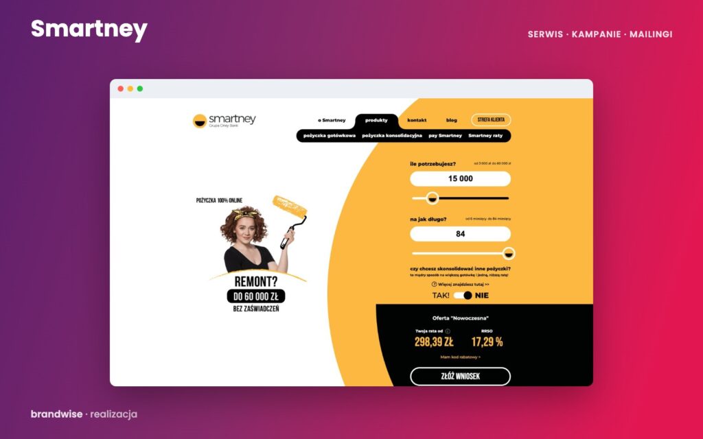 Smartney — realizacja Brandwise