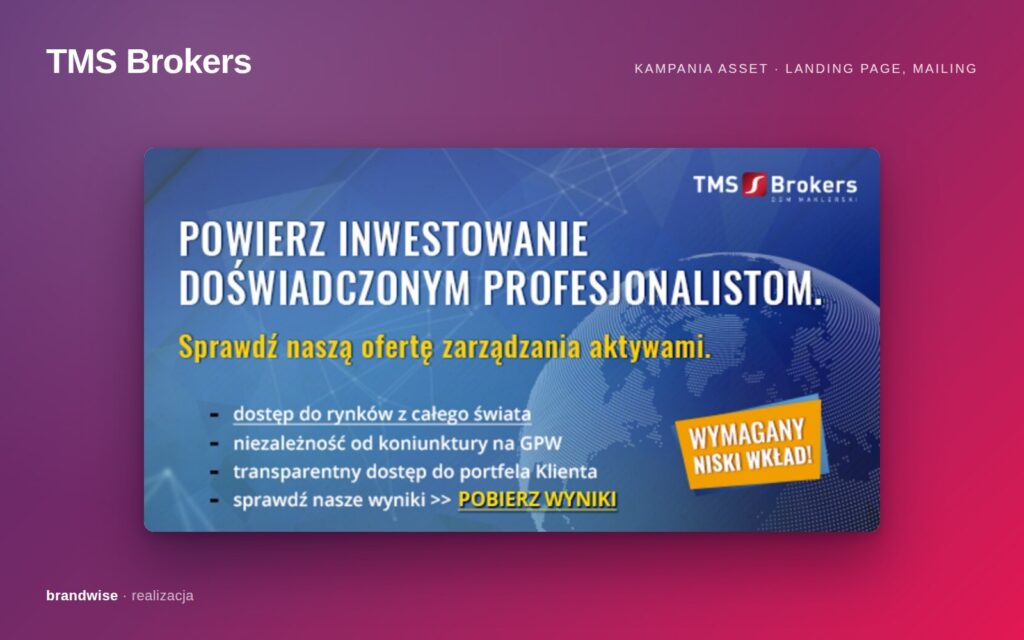 TMS Brokers — realizacja Brandwise